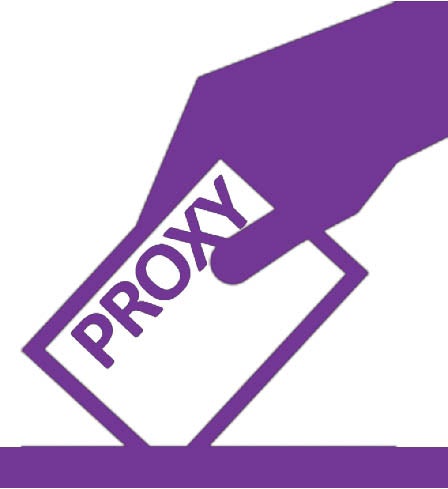 The proxy form is not yet available