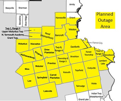 Planned Outage Area 