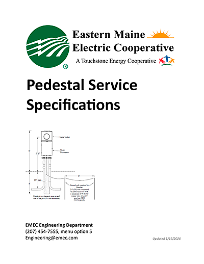 EMEC Pedestal Service Specs