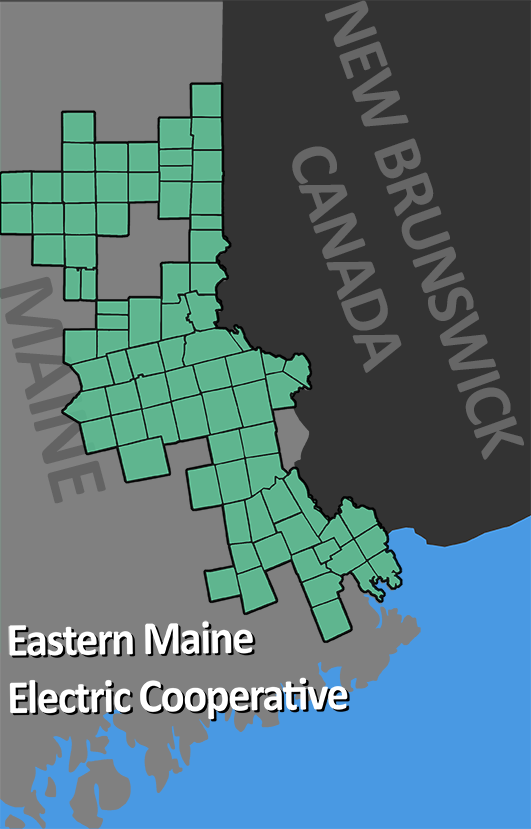 Outline of EMEC Service Territory